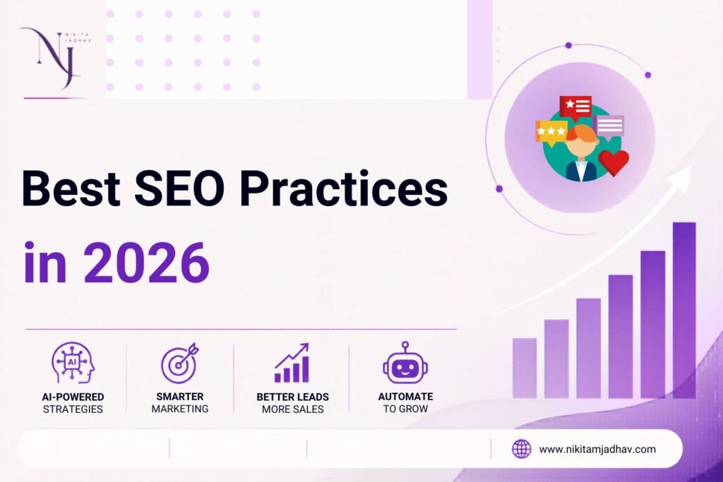 Best SEO Practices in 2026 by Digital Nikita Jadhav A Certified Digital Marketer in Borivali, Mumbai